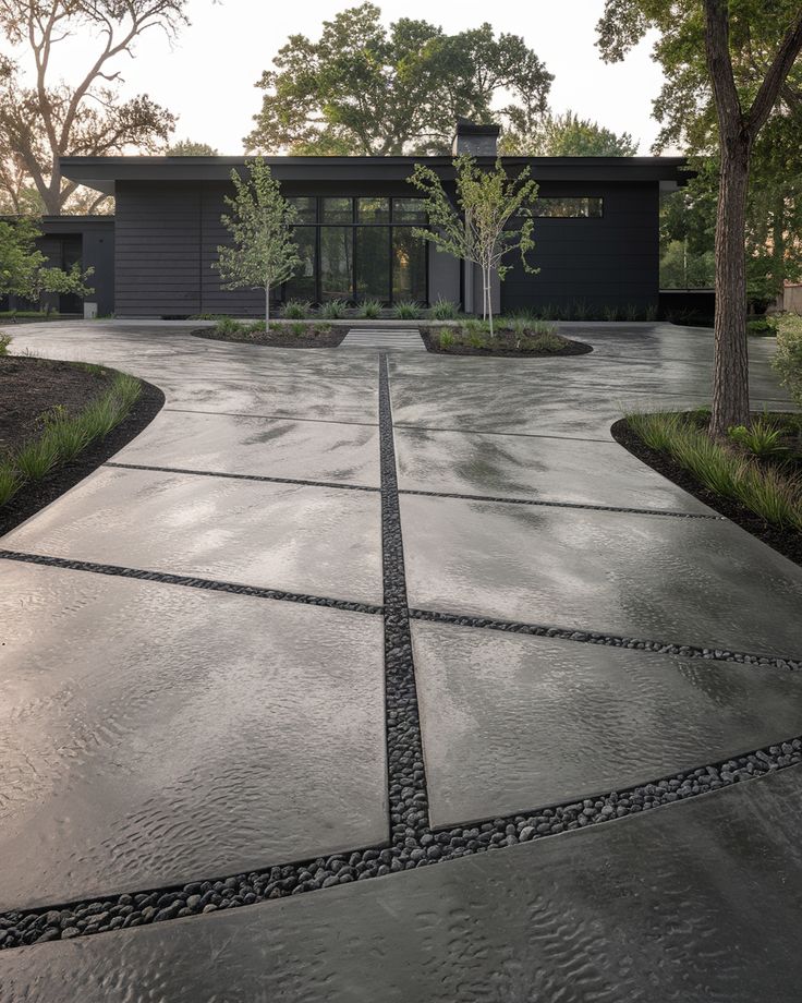 Brushed Concrete - textured slip-resistant surface